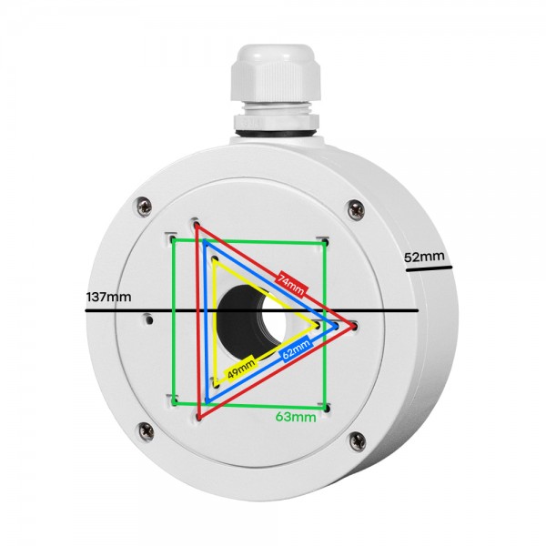 Монтажна коробка Light Vision VLC-06BXH(M), метал, 137*52 мм