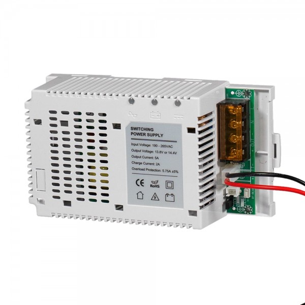 Плата ДБЖ Trinix PSU-1205LED(BOARD) LiFePO4 з кріпленням на DIN-рейку