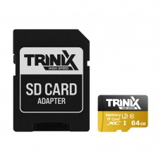 Карта пам’яті Trinix 64GB miсroSDXC з SD-адаптером U3 V30 A1