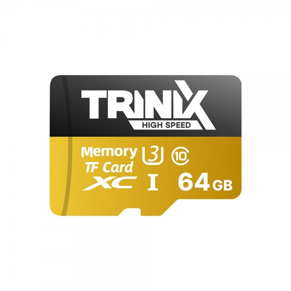 Карта пам’яті Trinix 64GB miсroSDXC з SD-адаптером U3 V30 A1