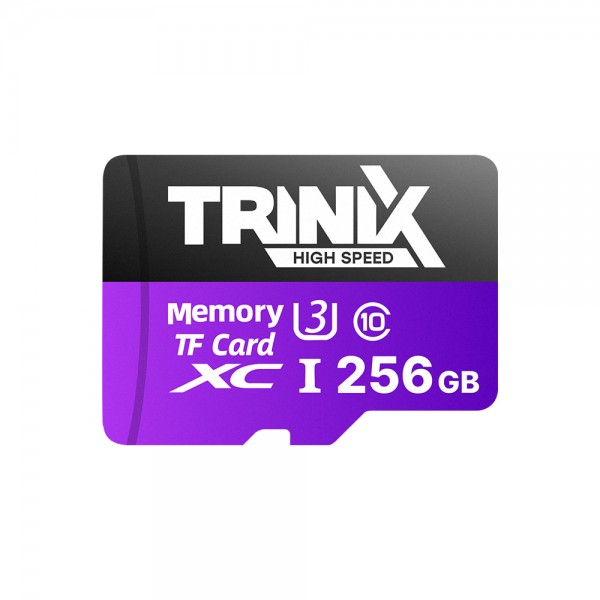 Карта пам’яті Trinix 256GB miсroSDXC з SD-адаптером U3 V30 A1