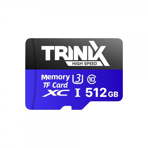 Карта пам’яті Trinix 512GB miсroSDXC з SD-адаптером U3 V30 A1