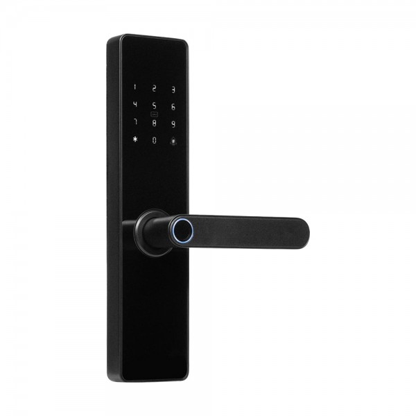 Замок біометричний автономний Trinix TRL-5101F Black L/R зі зчитувачем відбитків пальців і карт Mifare