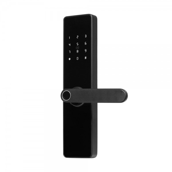 Замок біометричний автономний Trinix TRL-5101BTF Black L/R з Bluetooth, зчитувачем відбитків пальців і карт Mifare