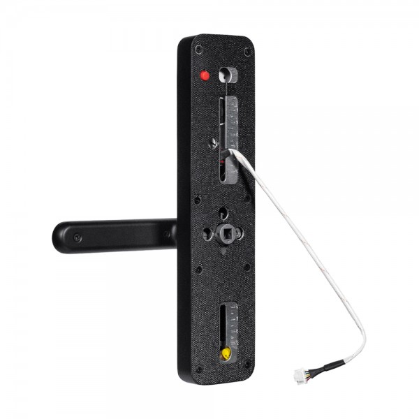 Замок біометричний автономний Trinix TRL-7702WF Black L/R з Wi-Fi, зчитувачем відбитків пальців і карт Mifare