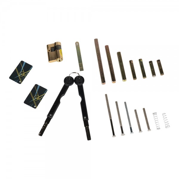 Замок біометричний автономний Trinix TRL-5404F Black L/R зі зчитувачем відбитків пальців і карт Mifare