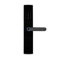 Замок біометричний автономний Trinix TRL-5404F Black L/R зі зчитувачем відбитків пальців і карт Mifare