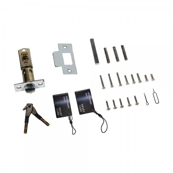 Замок біометричний автономний Trinix TRL-5406BTF Silver L/R з Bluetooth, зчитувачем відбитків пальців і карт Mifare