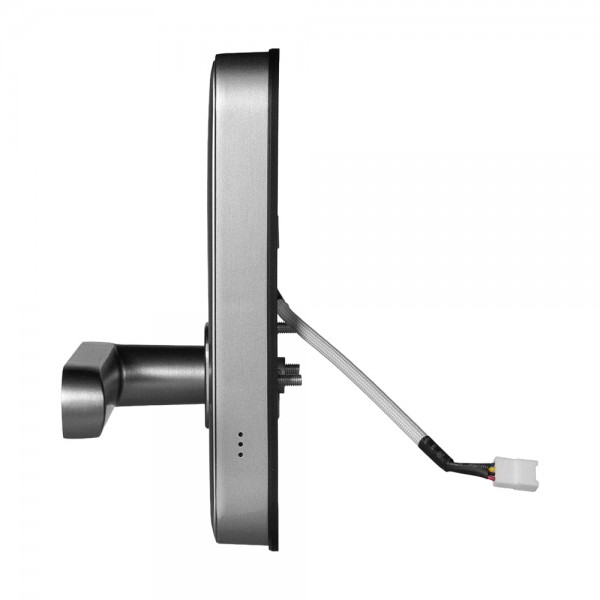 Замок біометричний автономний Trinix TRL-5406BTF Silver L/R з Bluetooth, зчитувачем відбитків пальців і карт Mifare