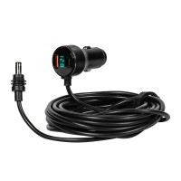 Кабель живлення для Starlink Mini E-NET автомобільний прикурювач/DC з USB Type-C та LED 5м