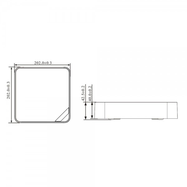 IP-відеореєстратор 4-канальний 8Mp TVT TD-3004H1-4P-A1L (40-64) з 4 портами PoE