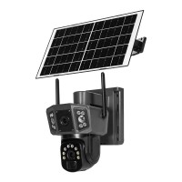 IP PTZ-відеокамера автономна з 4G та сонячною панеллю 3Mp+3Mp Light Vision VLC-9230IG/2C3S (Solar) 4mm, на акумуляторних батареях
