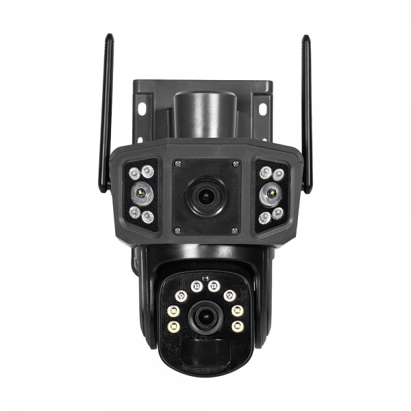 IP PTZ-відеокамера автономна з 4G та сонячною панеллю 3Mp+3Mp Light Vision VLC-9230IG/2C3S (Solar) 4mm, на акумуляторних батареях