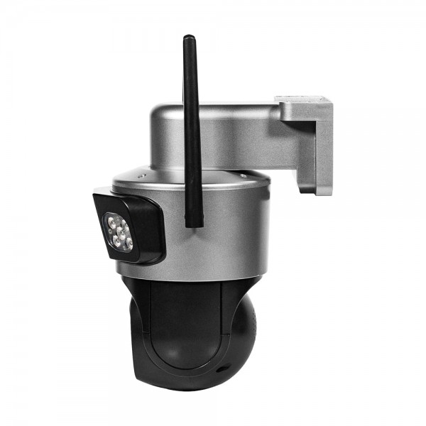 IP PTZ-відеокамера автономна з 4G та сонячною панеллю 3Mp+3Mp Light Vision VLC-9430IG/2C3S (Solar) 4mm, на акумуляторних батареях