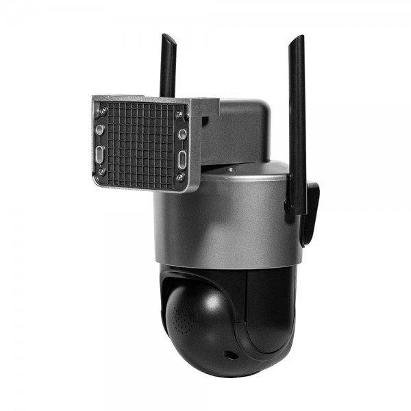 IP PTZ-відеокамера автономна з 4G та сонячною панеллю 3Mp+3Mp Light Vision VLC-9430IG/2C3S (Solar) 4mm, на акумуляторних батареях