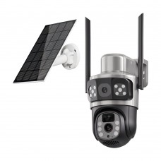 IP PTZ-відеокамера автономна з WiFi та сонячною панеллю 3Mp+3Mp Light Vision VLC-9430WIA/2C3S (Solar) 4mm, на акумуляторних батареях