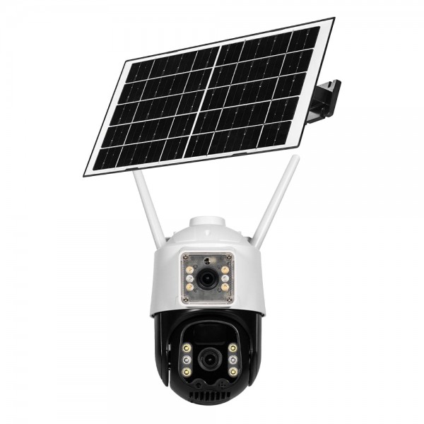 IP PTZ-відеокамера автономна з 4G та сонячною панеллю 3Mp+3Mp Light Vision VLC-9530IG/2C3S (Solar) 4mm, на акумуляторних батареях