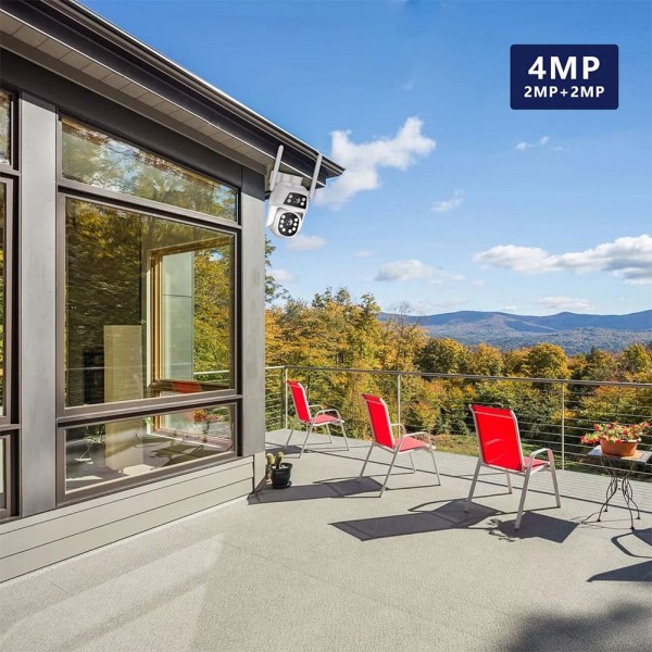 IP PTZ-відеокамера з WiFi 2Mp+2Mp Light Vision VLC-9192WI/2C (Camhi Pro) 3.6mm+3.6mm, ІЧ+LED-підсвічування, з мікрофоном