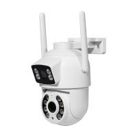 IP PTZ-відеокамера з WiFi 3Mp+3Mp Light Vision VLC-9130WI/2C (Tuya) 3.6mm+3.6mm, ІЧ+LED-підсвічування, з мікрофоном
