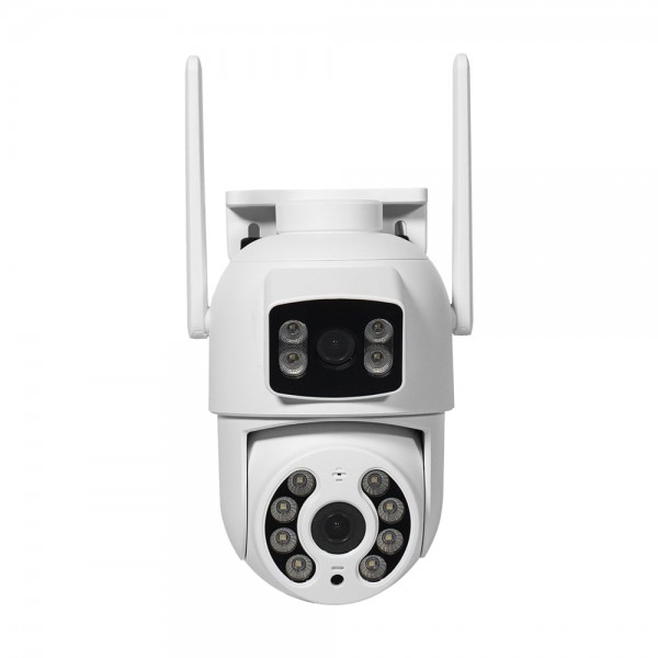 IP PTZ-відеокамера з WiFi 3Mp+3Mp Light Vision VLC-9130WI/2C (Tuya) 3.6mm+3.6mm, ІЧ+LED-підсвічування, з мікрофоном