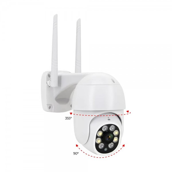 IP PTZ-відеокамера з WiFi 4Mp Light Vision VLC-9248WIA (Tuya) 3.6mm, ІЧ+LED-підсвічування, з мікрофоном