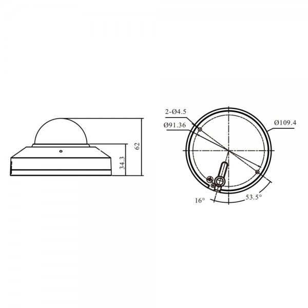 IP-відеокамера з WiFi 6 5Mp TVT TD-9557S4-C(D/WP/AR1) White 2.8mm з мікрофоном