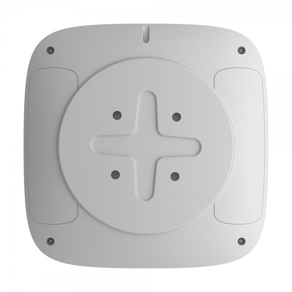 Бездротовий адресний пожежний датчик диму, комбінований з оповіщувачем звуковим Ajax EN54 FireProtect (Smoke/Sounder) Jeweller White