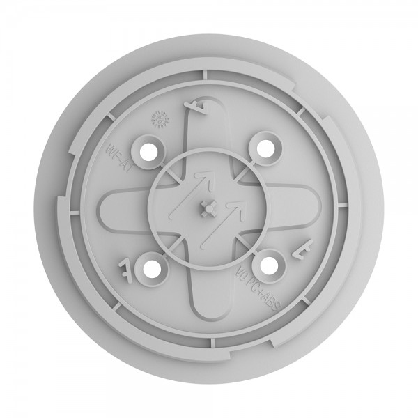 Бездротовий адресний пожежний датчик диму, комбінований з оповіщувачем звуковим Ajax EN54 FireProtect (Smoke/Sounder) Jeweller White