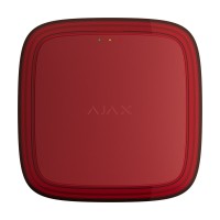 Бездротовий адресний пожежний оповіщувач світловий Ajax EN54 FireProtect (VAD) Jeweller Red
