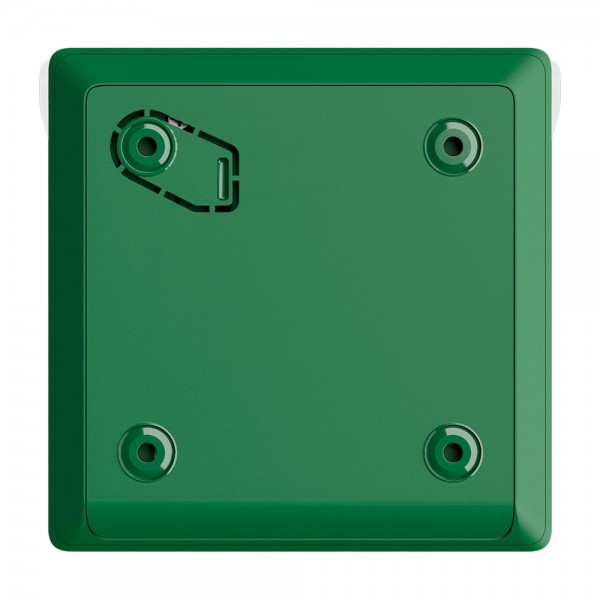 Бездротова кнопка для активації пожежної тривоги вручну Ajax ManualCallPoint Green Jeweller