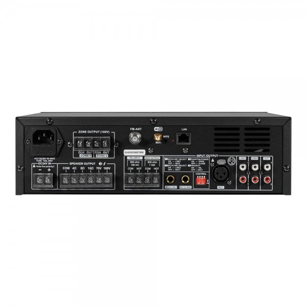 Настільний двоканальний мікшуючий підсилювач CMX EA-60TW, 2 зони, Wi-Fi