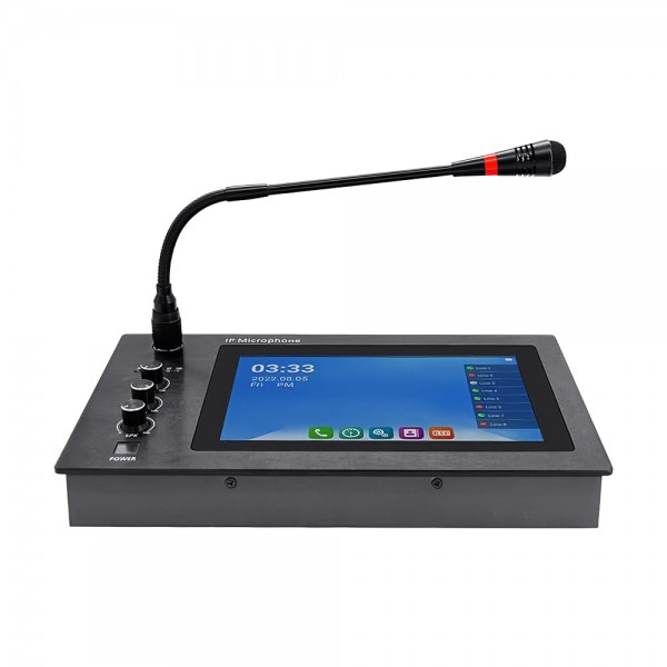 Мікрофон SIP-IP пейджинговий Tonmind SIP-M20 з вбудованим динаміком