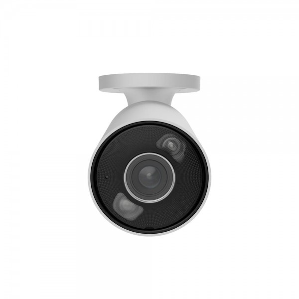 IP-відеокамера 8Mp Ajax BulletCam HL (8 Mp/2.8 mm) White 2.8mm, ІЧ+LED-підсвічування, з мікрофоном