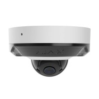 IP-відеокамера 8Mp Ajax DomeCam Mini HL (8 Mp/2.8 mm) White 2.8mm, ІЧ+LED-підсвічування, з мікрофоном