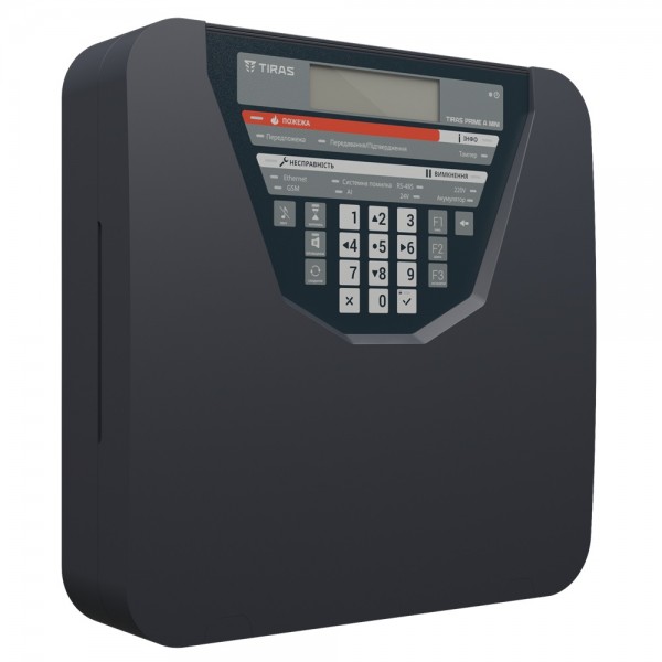 Прилад приймально-контрольний пожежний адресний Tiras PRIME A mini