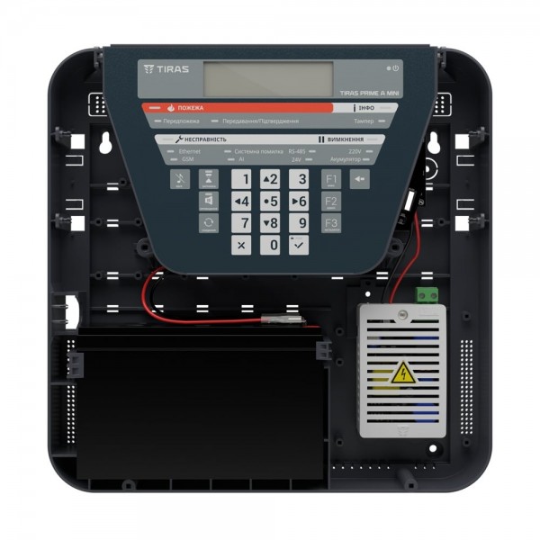 Прилад приймально-контрольний пожежний адресний Tiras PRIME A mini