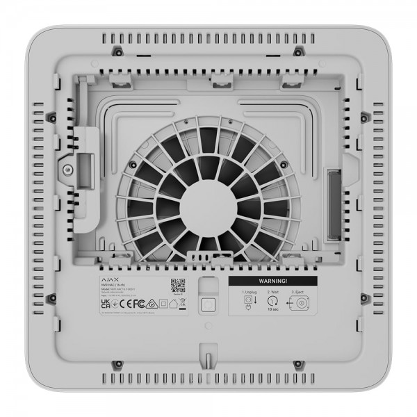 IP-відеореєстратор 8-канальний 12Mp Ajax NVR HAC (8ch) 220V White