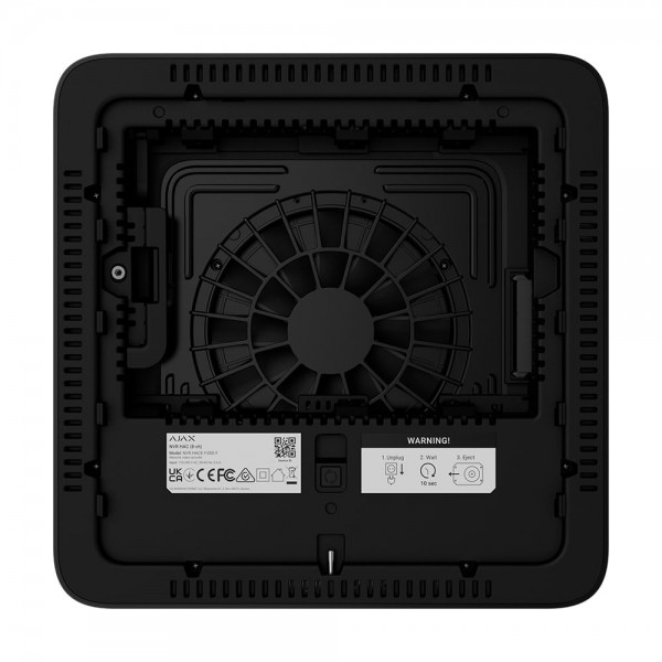IP-відеореєстратор 8-канальний 12Mp Ajax NVR HAC (8ch) 220V Black