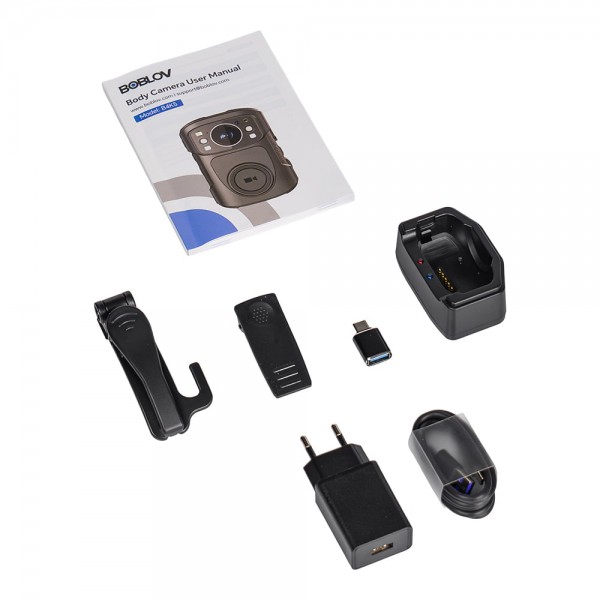 Нагрудний відеореєстратор Boblov B4K5
