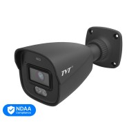 IP-відеокамера 4Mp TVT TD-9441S4L-A(D/PE/AW2) Black 2.8mm, ІЧ+LED-підсвічування, з мікрофоном
