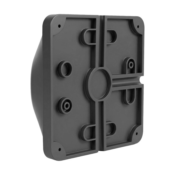 Монтажна коробка Light Vision VLC-08BX, пластик, 130*130*40 мм, графітова