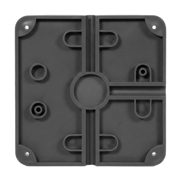 Монтажна коробка Light Vision VLC-08BX, пластик, 130*130*40 мм, графітова