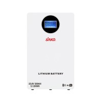 Акумуляторна батарея літій-залізо-фосфатна LiFePO4 200А*год 25.6В 5120Вт*год Sako Li-Sun series SK-25.6V200Ah настінний / підлоговий монтаж