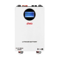 Акумуляторна батарея літій-залізо-фосфатна LiFePO4 300А*год 51.2В 15360Вт*год Sako Li-Sun series SK-51.2V300Ah настінний / підлоговий монтаж