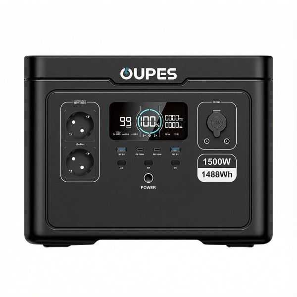 Портативна зарядна станція OUPES S015 (Exodus 1500) 1500W 1488Wh LiFePO4