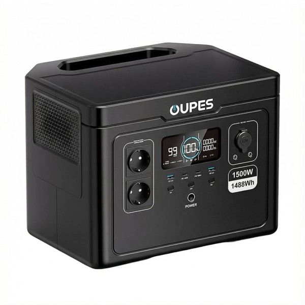 Портативна зарядна станція OUPES S015 (Exodus 1500) 1500W 1488Wh LiFePO4