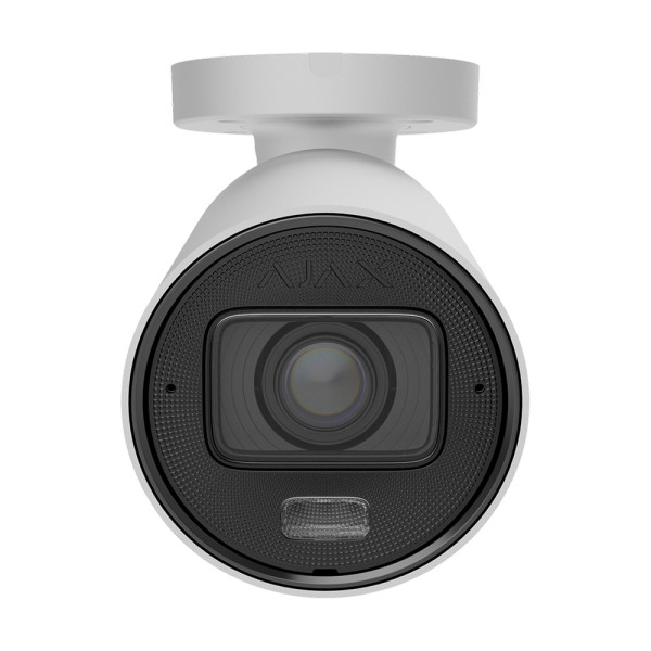 IP-відеокамера 5Mp Ajax BulletCam HLVF (5 Mp) White 2.8-12mm, ІЧ+LED-підсвічування, з мікрофоном