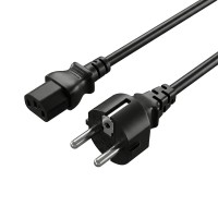 Кабель живлення Trinix C13-EU plug євророзетка 1.8м