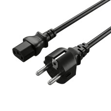 Кабель живлення Trinix C13-EU plug євророзетка 1.8м
