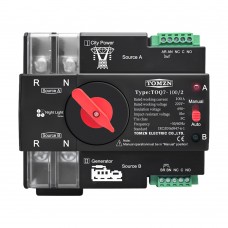 Автоматичний перемикач (АВР) під DIN-рейку TOMZN TOQ7/2P 100A 2 полюси